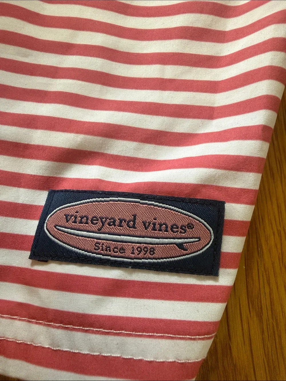 Vineyard Vines Men's Two-Tone Star & Stripe Swim Trunks - Blue & Red